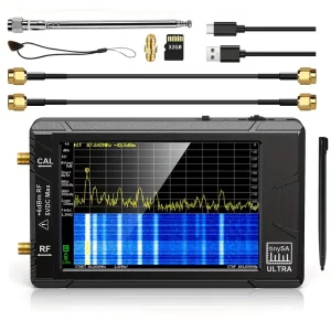 TinySA Ultra Spectrum Analyzer Model TinySA Ultra 4 Inch 100kHz to 5.3GHz with 32GB Card 2 in 1 Signal Generator