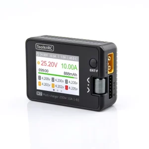 ToolkitRC M7 200W 10A DC Balance Smart Charger for 6S Lipo Battery Voltage Servo Checker Tester PWM Output Drone Battery Charger