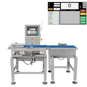 Touch Screen Automatic Check Weigher Conveyor Weighing Scale for Food Industry Product Weight Detection