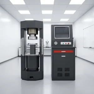 Touch Screen Integrated Pressure Test Machine 380V Industrial 2000KN Compression Testing Equipment
