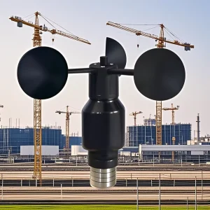 Tower Crane Wind Speed Sensor Aluminum Alloy Wind Speed Monitoring Recorder Heating Anemometer with GPRS 4G WIFI LORA LORAWAN