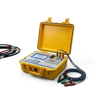 Transformer Turns Ratio TTR Meter Portable Automatic Three Phase Turn Ratio Tester Handheld Group Vector Substation Tester