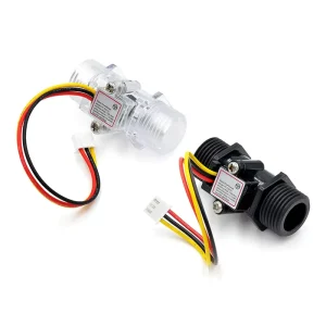 Transparent Black Flow Meter YF 201C Water Flow Sensor Turbine Flow Meter
