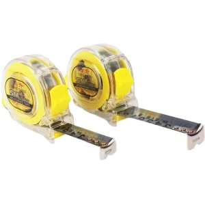 Transparent Steel Tape Measures OEM Box Rulers 5m 3m 7.5m 10m Sizes Metric Foot Inch Measurement Systems Gift Idea
