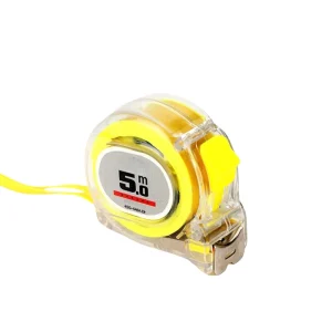 Transparent Tape Measure Retractable Steel ABS Paint Dual Metric Scale High Precision Engineering Construction Inches