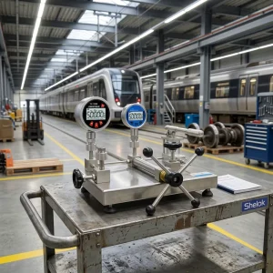 Transportation Calibration Solution with Pressure Tester Automatic Bench for Railway Aviation Automotive