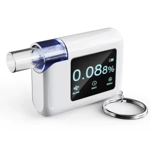 Tri Color BAC Display Digital Alcohol Breathalyzer Portable Personal Alcohol Detector