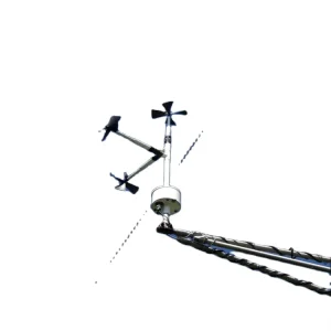 Tubular SST Energy Measuring Steel Mast for Freestanding Anemometer Monopole Wind Vane Tower