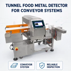 Tunnel Food Metal Detector for Conveyor Systems