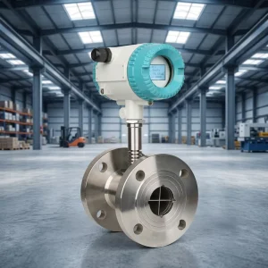 Turbine Flow Meter Flange Type Water Liquid Sensor Stainless Steel + 0.5% Accuracy 4 20mA RS485 IP65 Protection OEM Low Cost