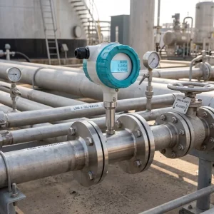 Turbine Flow Meter Stainless Steel Liquid Flowmeter 4-20mA RS485 for Water Diesel Fuel Oil