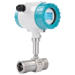 Turbine Flowmeter Water Flow Meter Oil Rs485 Sanitary Lcd Digital Flow Meter DN80