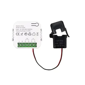 Tuya Smart Energy Meter Bidirectional Measurement 1 Channel Current Transformer Clamp App Monitor Power