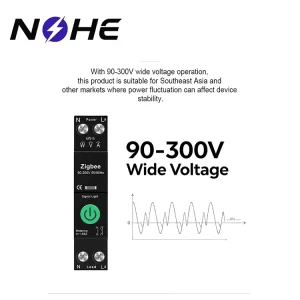 Tuya Smart Home System Home Automation Solution 1P 63A Miniature Circuit Breaker Electrical Metering MCB