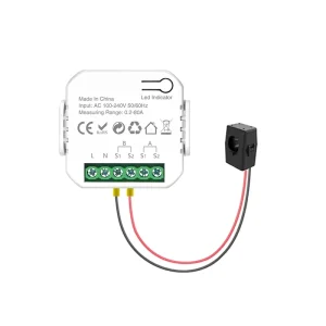 Tuya Wifi Intelligent Energy Meter Solar Pv System Power Production Consumption Bidirectional Monitoring Meter