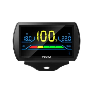 Two Wire Color LCD Battery Meter Voltage Level Indicator Lead Acid Li ion LiFePO4 Universal High Precision Power Monitor