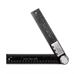 Two in One Digital Display Angle Ruler Multifunction Large Screen Display Plastic Protractor Caliper Vernier Caliper