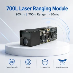 Type 700L 700m 905nm Laser Rangefinder Module for UAV Drone Positioning Altitude Hold Mapping DToF LiDAR Sensor Eye Safe