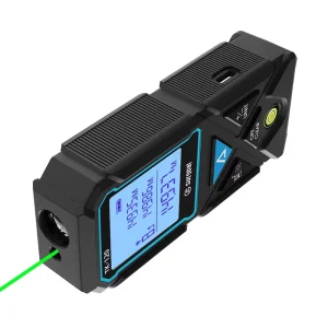 Type-C Rechargeable Bubble Level Green Long Laser Distance Meter 120m Laser Rangefinder Tape