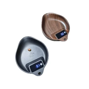 Type C Usb 0.1g Precision Walnut Wood Color Coffee Electronic Scale Pour Bean Tray Special Smart Italian Coffee Weighing Scale