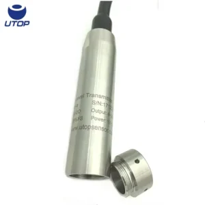 ULB6 Liquid Level Sensor 27mm Diameter 4~20mA PUR Cable Submersible Level Transmitter