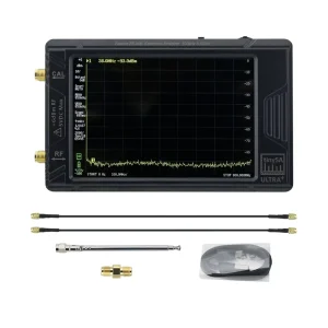 ULTRA + ZS-406 100K-5.3GHz Ultra-wide Frequency Handheld Spectrum Analyzer with 4-inch Touch Screen for TinySA
