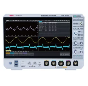 UNI T MSO7204X 2GHz 4 Channel 10 GSa s Mixed Signal Oscilloscope with 15.6 Inch Touch Screen Display