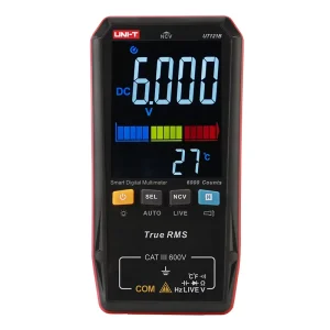 UNI T UT122B Card type Smart LCD Multimeter High Precision 0.001V 600V Auto Range 3.5 Digit Temperature Hot Wire Detection for