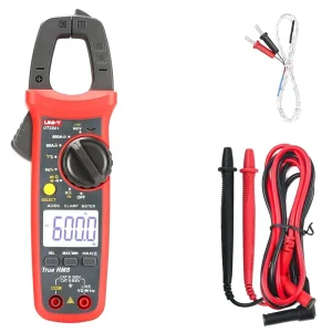 UNI-T UT204 Digital Clamp Meter Temperature AC DC Current Voltage Resistance Tester Multimeter