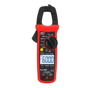 UNI-T UT204+ Digital Clamp Meter True RMS 600A AC/DC Current Measures Voltage Capacitance Resistance Frequency Battery
