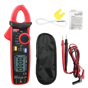 UNI T UT210D Mini Digital Clamp Meter 200A AC DC Current True RMS Pliers Ammeter Voltage Frequency Temperature Tester
