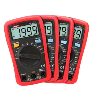 UNI T UT33A+ UT33B+ UT33C+ UT33D+ Palm Size AC DC 600V DC 10A 200Mohm Digital Multimeter