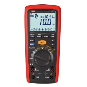 UNI T UT505A Handheld True RMS Insulation Resistance Testers Combine Features of a Digital Multimeter and Insulation