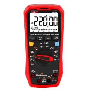 UNI T UT61E+ Digital Multimeter 5 Digit High Precision 0.5%+3 Accuracy 1000V True RMS Auto ranging Resistance Current Voltage