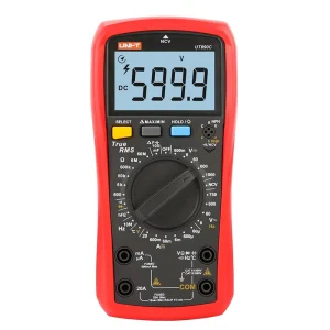 UNI T UT890C AC DC 20A 1000V 6000 Counts RMS Digital Multimeters LCD Display Voltage Current Resistance Multimeter Digital