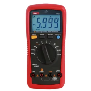 UNI T UT892 2000V True RMS Digital Multimeter 0.5% Accuracy 4 Digit Display for High Voltage Safety Measurements Industrial