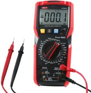 UNI T UT89XD Digital Multimeter TRMS 6000 Counts AC/DC Voltage Resistance Capacitance Diode NCV Tester