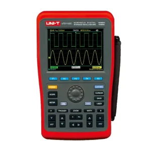 UNI T UTD1102C Handheld Digital Storage Oscilloscope 100MHz 2 Channels DC AC Voltage Current Resistance Capacitance Multimeter