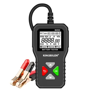 USA EU Warehouse Battery Tester Tools KINGBOLEN BM550 6V 12V 24V Automotive Diagnostic Tools 100-2000 CCA Tester 2Ah-220Ah