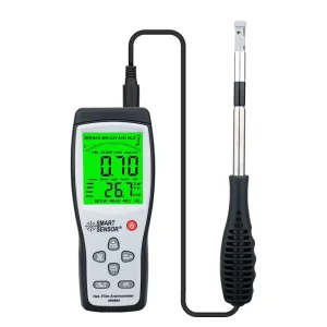 USB Digital Anemometer with Wind Speed and Temperature Measurement 40M/S Data Hold Hot Film Diagnostic Tool