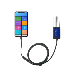 USB RS485 8 in 1 Agricultural Multi parameter PH Humidity EC Salinity NPK Soil Testing Device Soil Meter