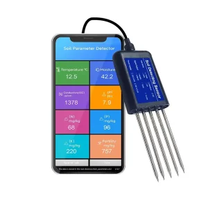 USB RS485 8 in 1 Digital Agriculture NPK PH Moisture EC Soil Testing Instrument Soil Meter
