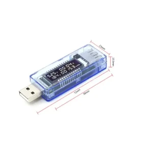 USB Tester Current Voltage Charger Capacity Tester Volt Current Voltage Meter Time Mobile Power Detector Battery Test