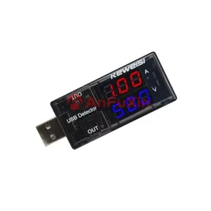 USB Tester Intelligent Digital Display Current Voltage Capacity Testing Meter Dual Display Current Voltmeter