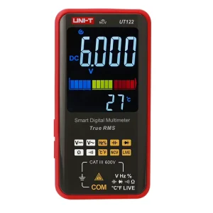 UT122 Card type Smart LCD Multimeter High Precision 0.001V 600V Auto Range Universal Meter Temperature Resistance Measurement