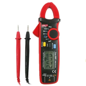 UT210E Mini Digital Clamp Meter 100A AC DC Current Voltage True RMS Pliers Ammeter Resistance Tester Multimeter