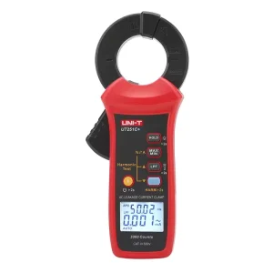 UT251C+ Leakage Current Clamp Meter 60A AC Digital Ammeter Pliers True RMS PEAK Hold UT251C PLUS