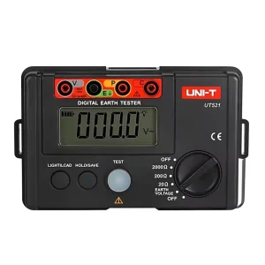 UT521 Digital Earth Tester High Accuracy 0-200V Earth Ground Insulation Resistance Meter Ohmmeter