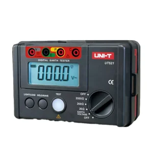 UT521 UT522 Digital Ground Tester 2000 4000 Earth Resistance Meter 2 Wire 3 Wire Test A492