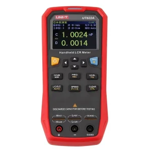 UT622 Three Phase Digital Smart Hand Held Bridge LCR Meter Electrical MultiMeter Tester 10kHz Capacimeter High Accuracy 2.8″ TFT
